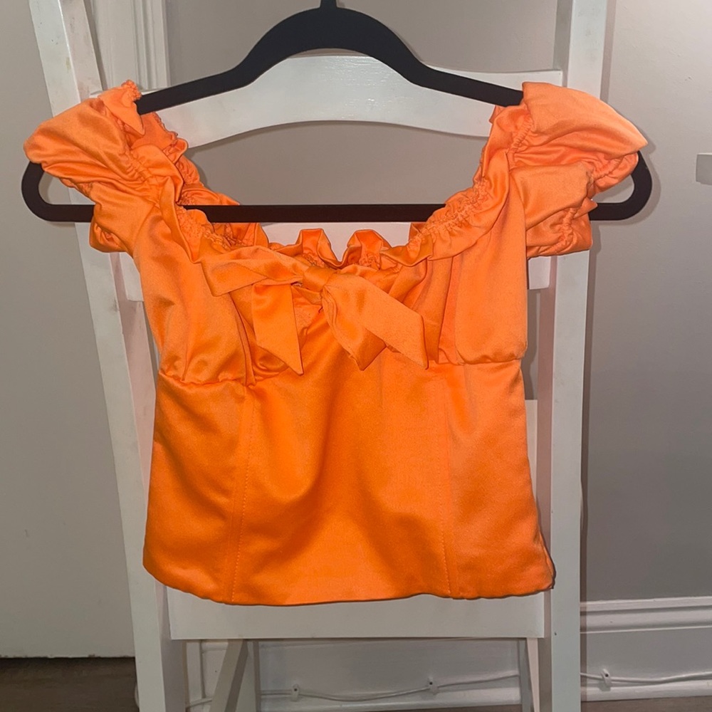 Neon Orange I Am Gia Naomi Top